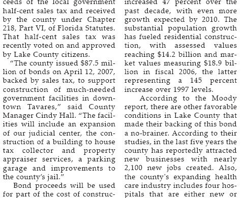 Orlando Tribune Lake County Bonds