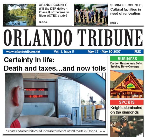 Orlando Tribune Toll Roads 1 2007 Gavin P Smith Orlando Tribune Toll Roads 1 2007 Gavin P Smith