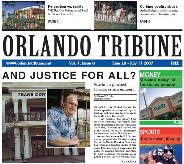 Orlando Tribune Lou Pearlman 1 2007 Gavin P Smith