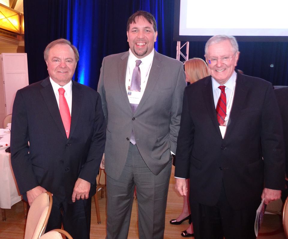 Gavin P Smith with Harold Hamm and Steve Forbes in Chicago - March 2015